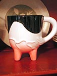 Cow udder mug