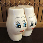 Butt Cheeks Salt and Pepper Shakers