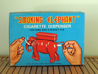 Smoking Elephant Cigarette Dispenser