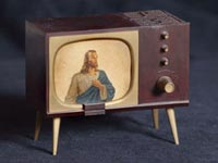 Jesus TV Salt and Pepper Shakers